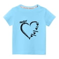 thumbnail image 1 of MeetoTime T-shirt à Manches Courtes pour Garçons et Filles, Col Rond, Coton, 3-10 Ans, 1 of 6