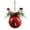 red, variant on dajkiuy Christmas Bells, Jingle Bells for Christmas Holiday Decoration Bell Pendants Christmas Tree Hanging Ornament Metal (White)
