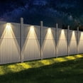 thumbnail image 3 of Solar Fence Lights Outdoor - Waterproof 3 Mode Solar Deck Lights for Outside Yard Railing Step Patio Stair and Wall (10 pack), 3 of 8