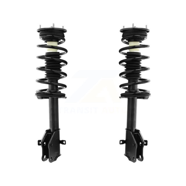 Transit Auto Front Complete Suspension Shocks Strut and Coil Spring Mount Assemblies Kit for Car 2007-2010 Ford Edge Lincoln MKX - Left Right Side (Driver Passenger) K78A-100222