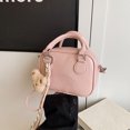 thumbnail image 2 of Bolso de bolos retro de diseño de nicho para mujer, nuevo bolso de hombro tipo mensajero, bolso versátil con textura de alta calidad, 2025, 2 of 5
