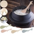 thumbnail image 2 of NSESSHome Rice Paddle Rice Spoon Wheat Straw Rice Spoon Non Stick Rice Spoon Non Stick Rice Spatula Heat Resistant Rice Cooker Spoon, 2 of 4