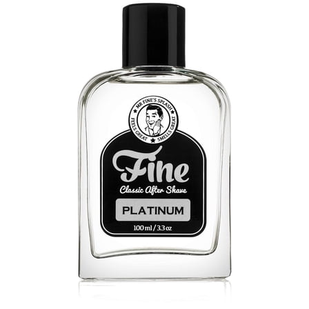 Fine Classic Men’s After Shave, Soothing and Toning After Shave for Men, Platinum, 100ml