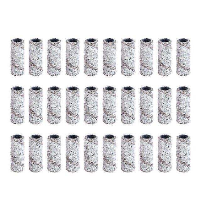 Bandas de lijado de uñas de grano 80/120/180/240 para taladro de uñas Bandas de lijado de uñas de grano fino Broca de lijado para taladro de uñas Manicura