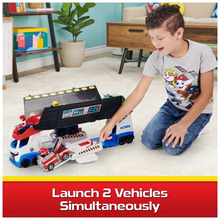 PAW Patrol プレイセット 車両付き PAW Patrol, PAW Patroller Playset with 7 Figures and 7