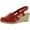 Red, variant on Easy Street Womens Stargaze Slingbacks Slip On Espadrilles