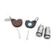thumbnail image 4 of Cerradura de llave de cilindro,Conjunto de bloqueo de llave de motocicleta Aleación de aluminio,Tapa de protección del depósito de con cerradura con llave,Cerradura de llave de Zulema Cerradura de llave de cilindro, 4 of 8