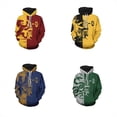 thumbnail image 2 of Sudadera con capucha de Harry Potter, disfraz de Anime de Gryffindor, Slytherin, Hufflepuff, Ravenclaw, novedad, Otoño e Invierno, 2 of 4