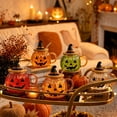 thumbnail image 3 of Cute Halloween-themed Clear Glass Tumbler With Lid Featuring Designs Of A Cow Ghost And A Pumpkin A Large-capacity Kitchen Drinking Glass., 3 of 8