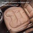 thumbnail image 4 of Skin-Friendly & Dirt-Repellent Leather Seat Cushions, Thickened Non-Slip Memory Foam Seat Pad, Soft Comfortable & Supportive Pad, for Car, Office Or Home Chair, Universal Fit Design, 4 of 7