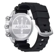 NORTH EDGE Computer 47mm Digital Diving & Outdoor Sport Wristwatch, Stainless Steel, White Face