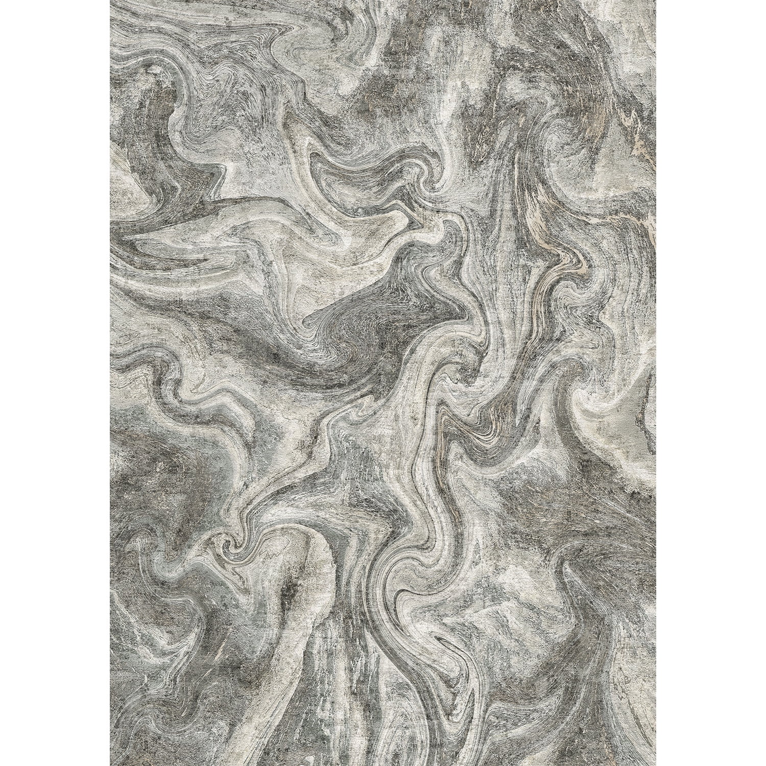 BERTHMEER 6'x9' Area Rugs for Living Room Bedroom Dining Room Office Farmhouse Modern Abstract Washable Non-slip Indoor Rugs Carpets,Green