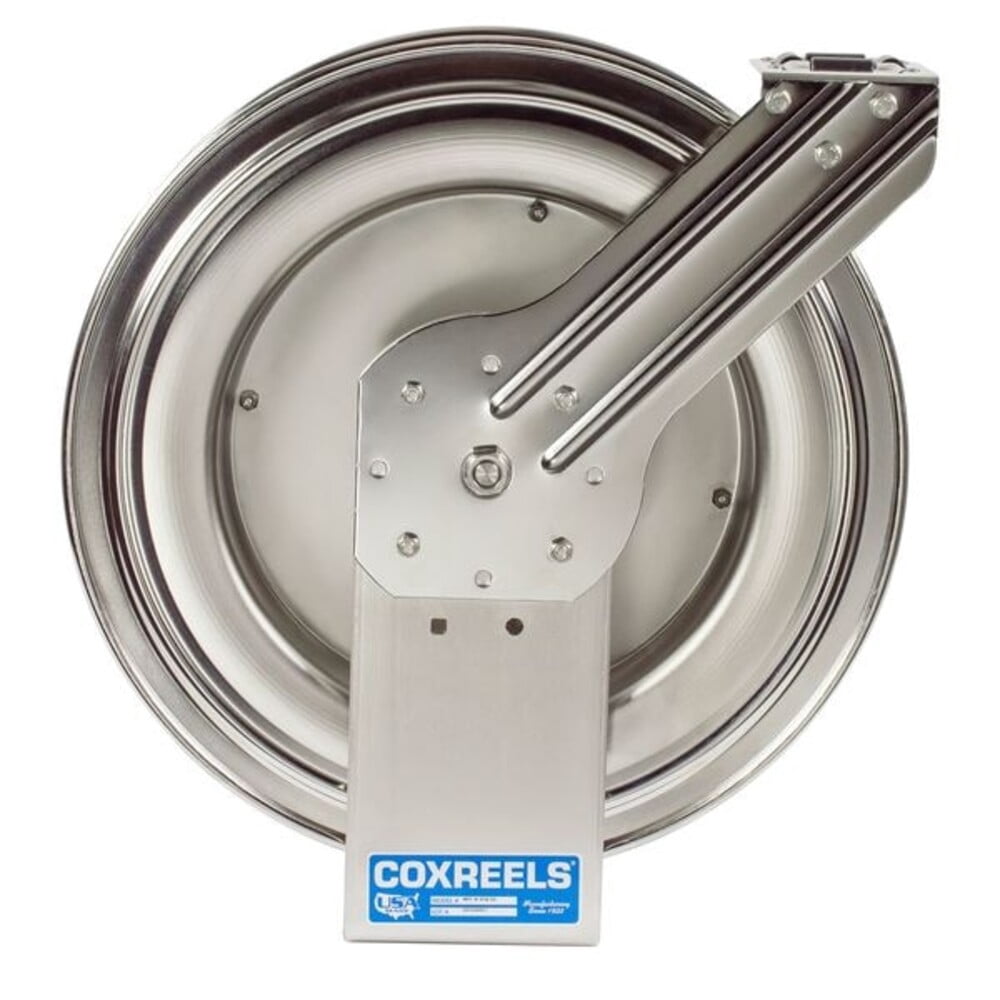 COXREELS MPL-N-350-SS Coxreels 3/8" x 50 ft. Spring Return Hose Reel, Max 3000