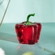 thumbnail image 5 of Estatuilla de Cereza de Chile, Centro de Mesa de Fruta, Decoración para Padre, Escultura, Adorno para Estante de Vida , BLESIY Estatua de fruta de cristal, 5 of 7