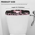 thumbnail image 5 of ZIATUBLE Axolotl Toilet Water Tank Cover Cherry Blossom Toilet Cover Lid Protective Cover 2 Pcs Reusable Toilet Tank Lid Covers for Bathroom Standard Toilet Tank Cover Fits Most Toilet Tanks, 5 of 5