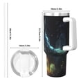 thumbnail image 4 of KLL Firefly Forest Fox Print 40oz Stainless Steel Insulated Car Cup Coffee Mug with Spillproof Lid - Keep Your Drink Hot or Cold on the Go, 4 of 8