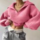 thumbnail image 1 of Puntoco-suéter de cuello redondo para mujer, suéter de manga larga, pantalones cortos informales holgados a la moda, conjunto de liquidación de Navidad Puntoco Puntoco-796, 1 of 7