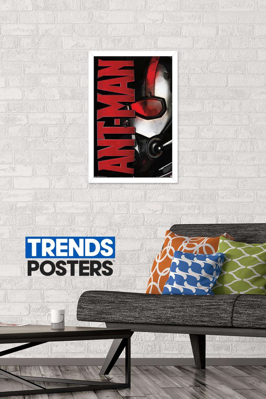 Marvel Cinematic Universe - Ant-Man - Helmet Wall Poster, 14.725" x 22.375", Framed