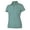 Moderate Blue, variant on Monterey Club Women's Dry Swing Short Sleeve Heather Golf Polo Shirt #2690