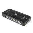 thumbnail image 3 of Commutateur KVM USB 2.0 4 Ports avec 4 Câbles pour le Partage du Clavier de la Souris, 3 of 8