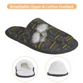 thumbnail image 3 of Balery Retro Excavator Pantuflas de Casa de Felpa Silenciosas con Diseño Estampado, Zapatillas Cómodas Antideslizantes de Algodón para Interior-Medium, 3 of 8