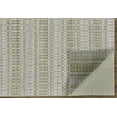 thumbnail image 2 of HomeRoots 511455 4 x 6 ft. Tan Gray & Silver Striped Hand Woven Rectangle Area Rug, 2 of 4