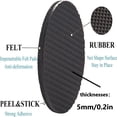 thumbnail image 2 of 24pcs Slip Furniture Pads, 1.5"/38mm Furniture Grippers Hardwood Floors Skid For Furniture Legs Self Adhesive Rubber, Feet Anti Slide Furniture Floors Protectors For Keep Couch Stoppers, 2 of 5