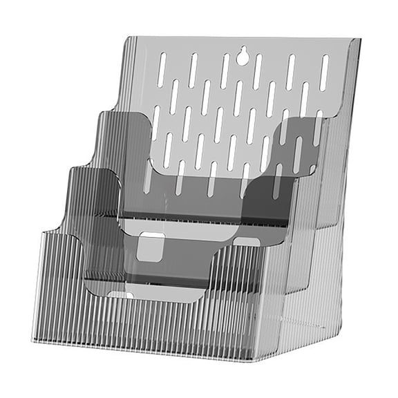 Soporte Para Almacenamiento De Libros, Soporte Para Archivos Que Ahorra Espacio, Elegante, Transparente, Multifuncional Para Biblioteca Y Oficina