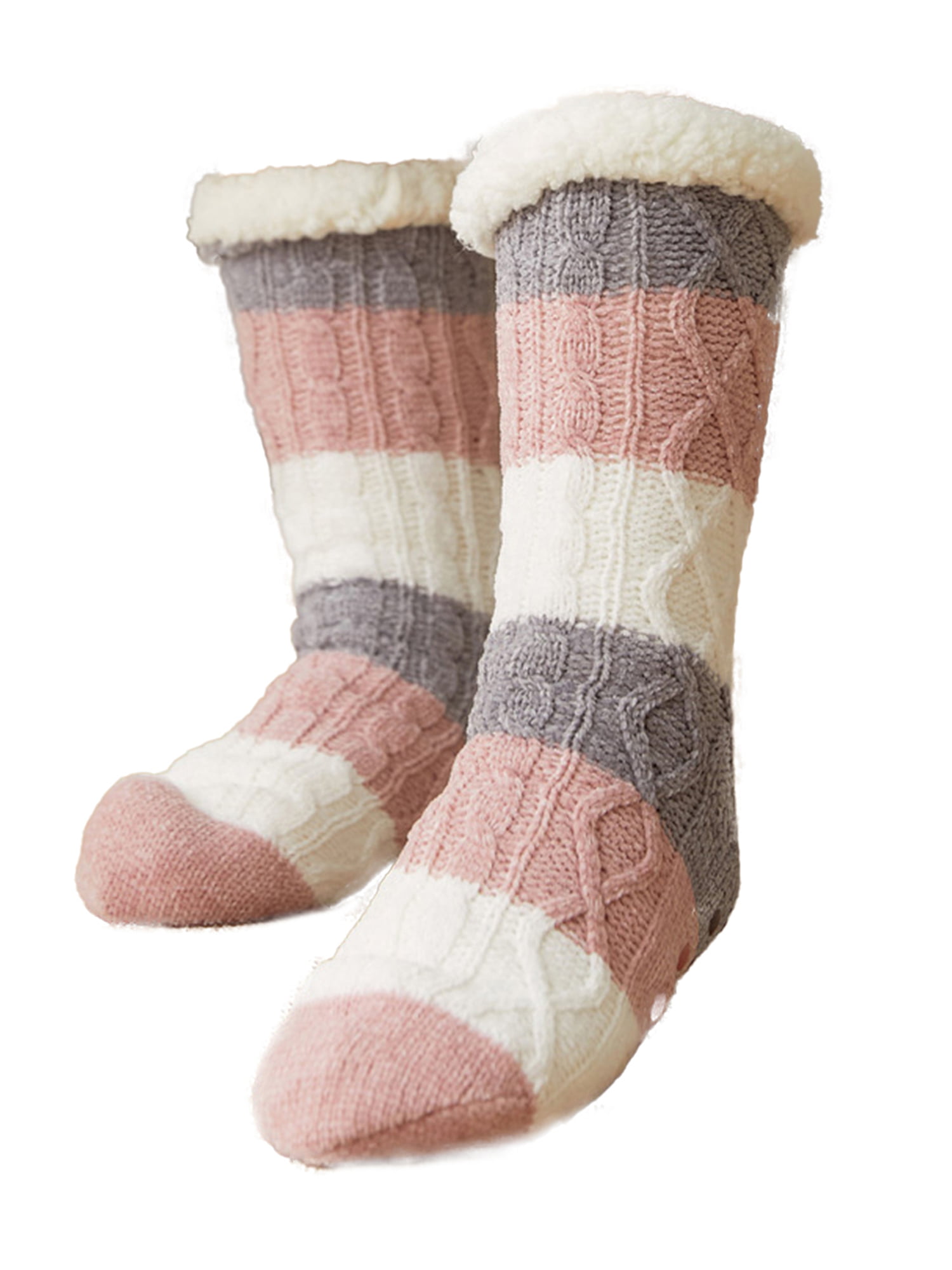 Adult Slippers Socks Warm Sleep Autumn and Winter Women's Carpet Tube Foot 4pair