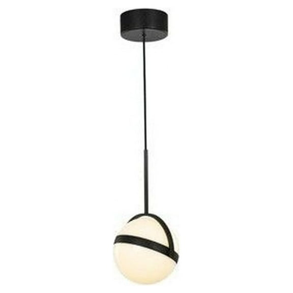 PD301001MB-Kuzco Lighting-Globo - 12.88 Inch 11W 1 LED Mini Pendant-Matte Black Finish
