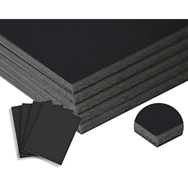 Foam Core Backing Board 3/16" Black 11X1410 Pack. Many Sizes Available. Acid Free Buffered