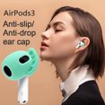 thumbnail image 4 of Audífonos Tapones para los oídos de los suaves para AirPods 3 Eartips Ear Cover (verde menta), 4 of 6