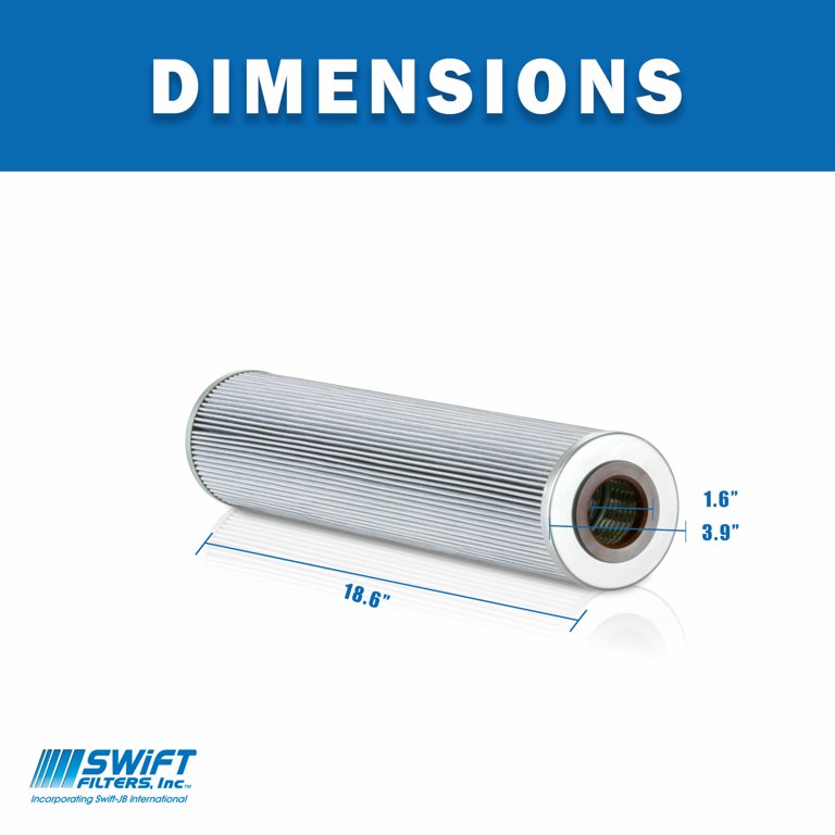 Direct Interchange for DONALDSON P174249 Cartridge Filter Element  Microglass 12 Micron