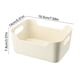 thumbnail image 3 of Caja De Almacenamiento De Plástico Caja de almacenamiento de plástico beige de 24 x 18 x 10,5 cm Rkxzt, 3 of 8