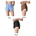 thumbnail image 3 of High Waisted Athletic Shorts Ruffle Skirt Wrap Front Liner Workout Running Shorts, 3 of 5
