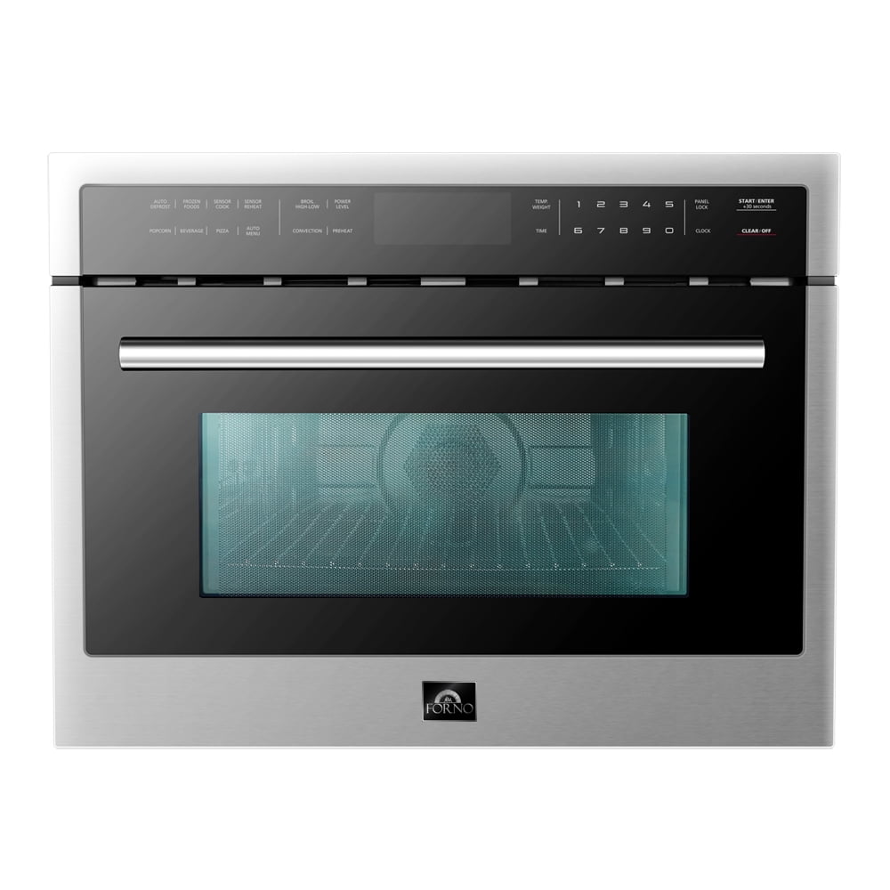Forno Oliena 24" 1750 Watt Compact Oven & 1000 Watt Microwave, 1.6 cu. ft