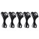 thumbnail image 2 of Cable de electrodo TENS, alambre de electrodo de 5 piezas Cable conductor de electrodo negro Cable TENS Valor inmejorable, 2 of 9