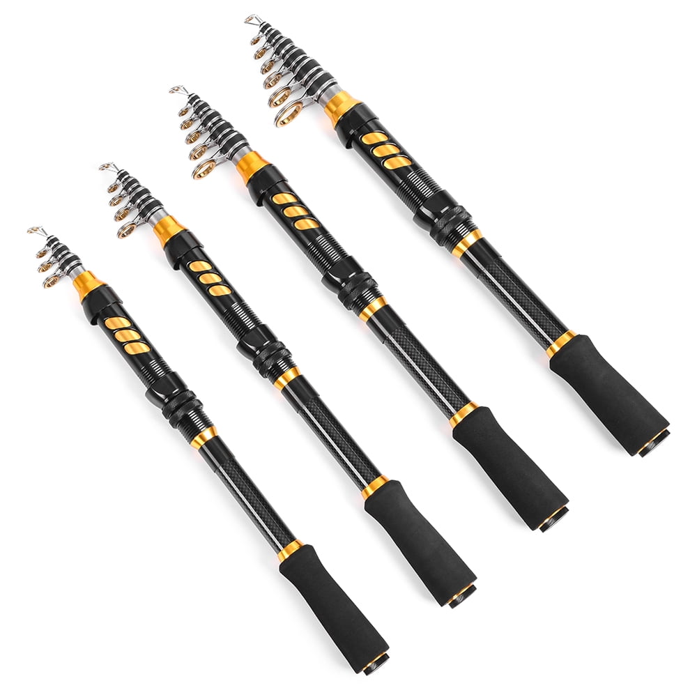 Fishing Rod and Reel Combo Carbon Fiber Telescopic Fishing Rod with