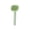 Green, variant on Oval Pet Slicker Brush with Stainless Steel Pins, Cat Head Design Deshedding Comb for Detangling Dog Fur, Grooming Tool, 1 Pack 7 Inch Green