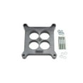 thumbnail image 3 of Edelbrock Carburetor Spacer 8711 For Use With Square Bore Flange; 4-Hole Center; 1 Inch Thick; Black; Phenolic Plastic; Studs and Washers, 3 of 4