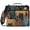 Cheetah and Jungle Leaves, variant on Zipper Binder with Shoulder Strap 2 inch 3 Ring Waterproof File Folder Organizer Bag 500 Sheet Cheetah and Jungle Leaves