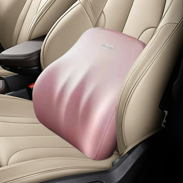 EGNMCR Automotive Headrest Lumbar Memory Foam Lumbar Support Lumbar Cushion Neck Universal Backrest Car Support Driving Cushion lumbar support