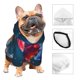 thumbnail image 3 of Fotbe Modern Art Red And Blue Colors Sudadera con Estampado para Perros Pequeños – Suéter con Capucha para Mascotas, Tela Suave de Forro Polar con Bolsillo-X-Large, 3 of 7