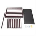 thumbnail image 6 of 110*60*80cm Air Conditioner Fence Screen ,Privacy Screen Rectangular Coffee Color, 6 of 32