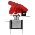 thumbnail image 1 of MOVTOTOP Red Compact Toggle Switch with Metal and ABS for Vehicle Modification 1 Set, 1 of 8