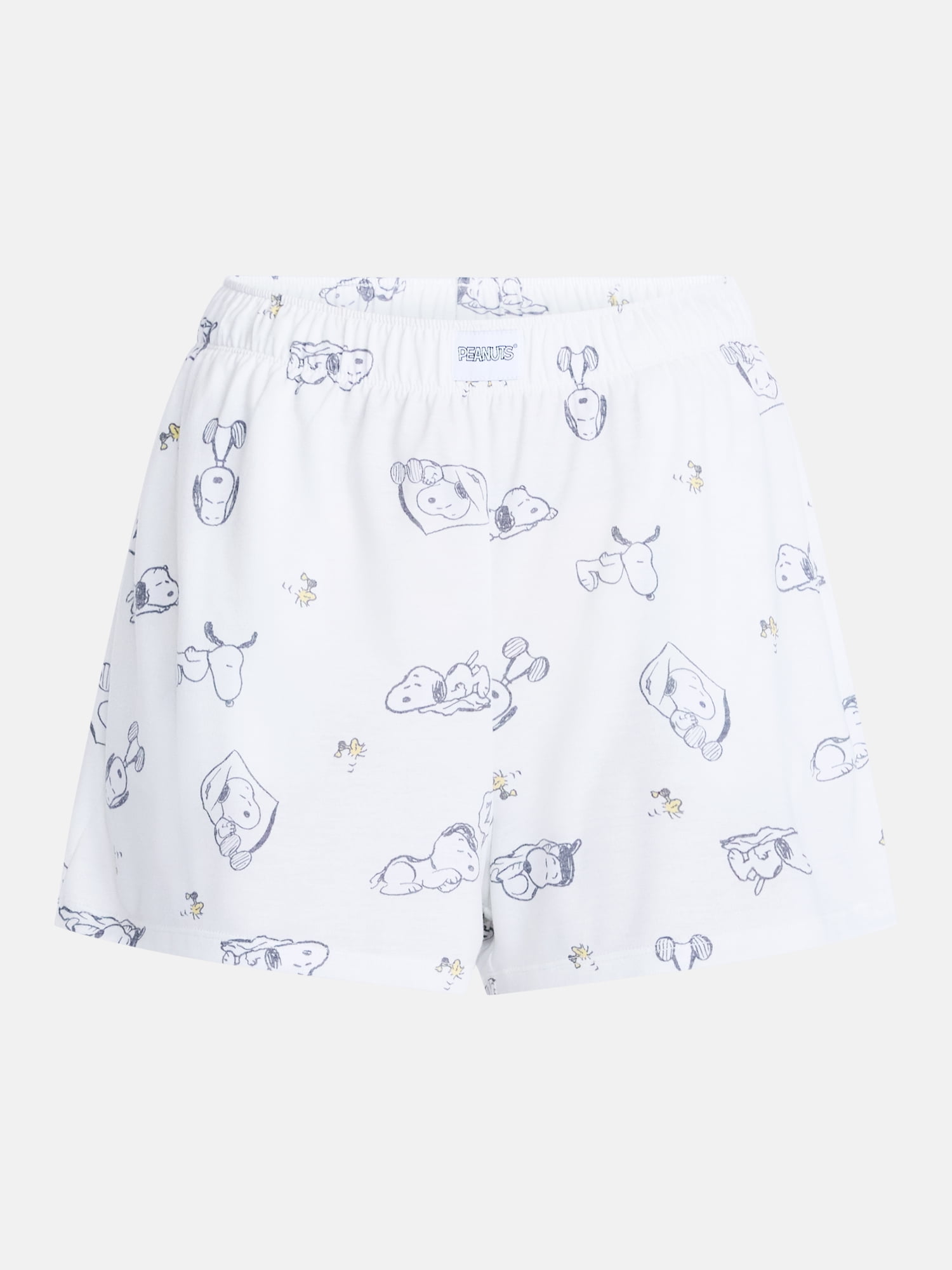 Peanuts Women's Sleep Shorts from Grayson Social, 3" Inseam, 2-Pack, Sizes XS-3X