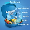 thumbnail image 5 of Everlasting Ice RX Reusable Ice Packs for Lunch Boxes, Non-Toxic Ice Packs with Long-Lasting Cold, 7.5” x 7.5“, 4-Pack, 5 of 6
