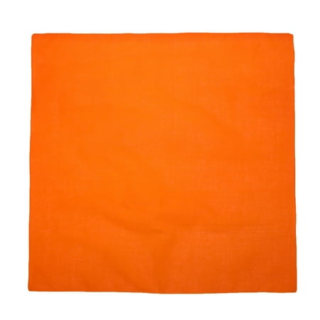 - Individually Folded and Packaged Solid Color Cotton Bandana