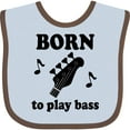 thumbnail image 3 of Inktastic Bass Guitar Music Born to Play Bass Boys or Girls Baby Bib, 3 of 4