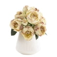 thumbnail image 2 of huayou Fake Flowers for Home Decor, Artificial Floral Arrangement for Table Vase, Ideal for Home Office Wedding Decoration, Indoor Outdoor Home Garden Party Yard Lawn Wall Porch, 2 of 7